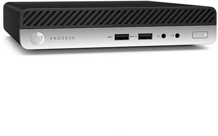 HP Prodesk, Mini Pc Tiny, Intel i5-8500T 6 Core 2.1 Ghz, Ram 16Gb SSD 512Gb, Win 11, Pc Desktop Mini, LAN, Display Port Omaggio Chiavetta Wi-fi (Ricondizionato)