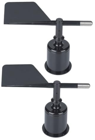 MOTHNUR 2 Pièces Coque Anémomètre Indicateurs de Direction Vent pour Mesure de Météorologique Résistante Durable