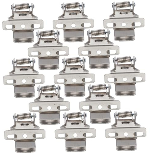 20 Stück Einbauleuchten Clips Silber für Downlights, aus Eisen