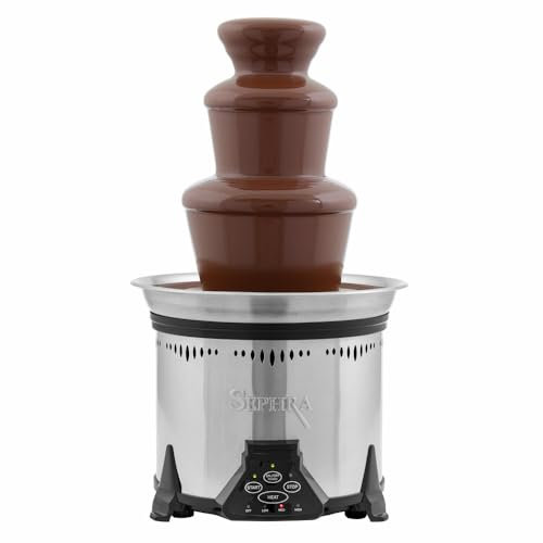 Sephra CF18M-SST Elite 6-lb Capacity Chocolate Fountain, Stainless Steel