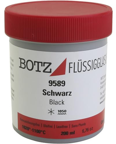 Botz-Flüssig-Glasur 9589, Schwarz, 200ml