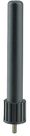K&M 17788 Flötenkegel Schwarz aus Kunststoff - für Bass-, Böhm- und Querflöte zur einfachen Montage geeignet