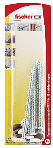 Fischer Fensterrahmenschrube FFS, 7,5 x 112 K SB-K, 92770