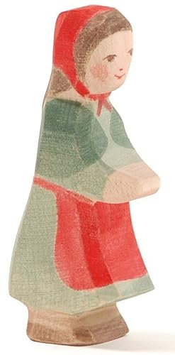 Ostheimer 25090 Rotkäppchen aus Holz Höhe 9cm Märchenwelt