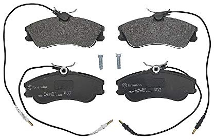 Brembo P 61 060 Bremsbelagsatz, Scheibenbremse - (4-teilig) | Kompatibel mit: CITROËN BERLINGO / BERLINGO FIRST Großraumlimousine (MF_, GJK_, GFK_