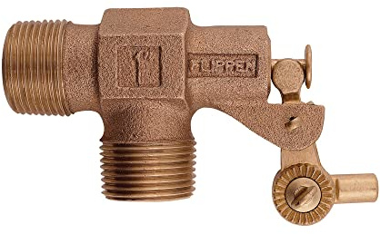 Watts ST1000 Series 1 Bronze Standard Duty Float Valve, Male NPT Inlet & Outlet, Machined Flange, Serrated Arms, Replaceable Seals, Pivot Arm & Plunger Assembly, Max Working Temperature 180° F