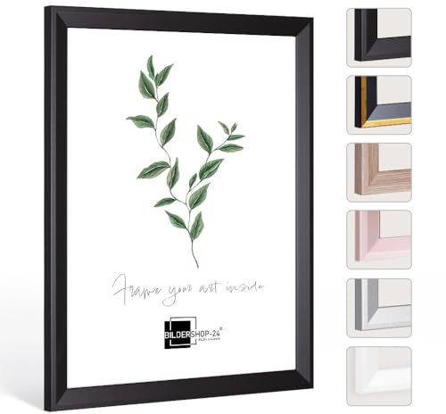 Bilderrahmen Prio 45x60cm Schwarz (matt) ANTIREFLEX
