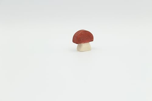 Holzspielwaren Ackermann Steinpilz aus Holz – Bauernhof Holzspielzeug, aus Schwäbischer Handarbeit (100% ökologisch)