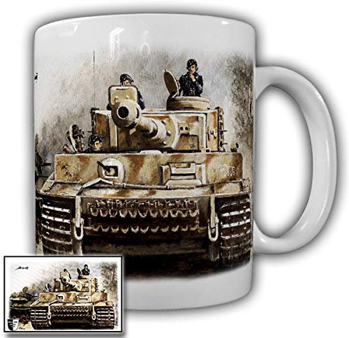 Tasse Lukas Wirp sPzAbt 502 Tiger Carius Gemälde Bild Panzerkampfwagen #23410