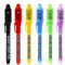MALEDEN Spionagestift mit Zauberstiften für Kinder, die mit UV-Licht reagieren, für geheime Nachrichten und als Partyspaß - 6pcs