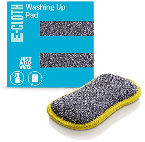 E-Cloth Microfiber Sponge Alternative, Polyester, Yellow-1 Pack