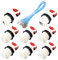 Fosiya 8X Arcade Botones pulsadores de 30 mm Happ Tipo estándar Botones cambian con 20cm de Cable Botones de Arcade Joystick Arcade1up Consola de Juegos (Blanco)