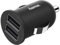 Hama Kfz-Ladegerät, 2X USB-A, 12 W, Schwarz, 00210594