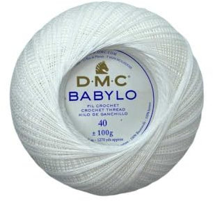 DMC Babylo Filo Uncinetto Grossezza 40 Art.147 Gomitolo 100 Grammi