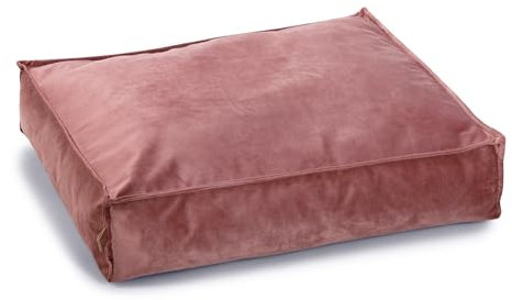 Designed by Lotte Nalino, Hundekissen, Samt, Pink, 70x55x15 cm