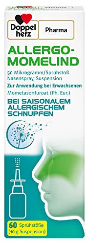 ALLERGO-MOMELIND Nasenspray von DoppelherzPharma – Arzneimittel zur Anwendung bei Erwachsenen nach Erstdiagnose eines Heuschnupfens durch einen Arzt – ca. 60 Sprühstöße