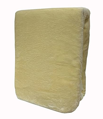 Leonado Vicenti Spannbettlaken beige Natur 90x200-100x200 warme kuschelige Winter Premium Cashmere Touch Teddy Bettlaken Fleece Plüsch Betttuch