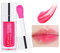 Prreal Tinted Lip Oil Plumping Lip Gloss, Hydrating Lip Glow Oil Lip Care Moisturizing Clear Toot Lip Oil for Dry Lips, Nourishing Water Glossy Glass Lip Oil Gloss Non-Sticky Shine Lip Tint (Cherry)