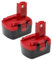 vhbw 2X Batterie Compatible avec Bosch 23614, 32614, 14.4VE-2B, 15614, 1661K, 22614, 13614, 13614-2G, 1661 Outil électrique (2000 mAh, NiMH, 14,4 V)