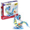 MEGA POKÉMON Karpador Evolutionsset - 411-teiliges Bauset mit Garados und Wasserlandschaft für dynamische Ausstellmöglichkeiten, 12 Verbindungspunkte, für Kinder ab 8 Jahren, HNT95