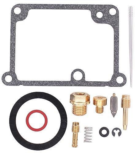 Vergaser Reparatursatz Reparatur Werkzeuge Motorrad Umbausatz mit Dichtung Düsennadel Nadelventil Hauptdüse Nadel Düsen Feder O-Ring für Kawasaki KMX 125