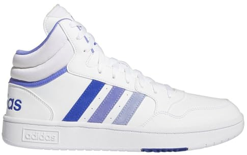 Adidas Herren Hoops 3.0 Mid Classic Vintage Shoes, Cloud White/Blue Spark/semi Cobalt Blue, 40 2/3 EU
