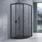 Mai & Mai Box Doccia 80x80x190cm, Cabina Bagno in Cristallo Trasparente con 2 Porte Scorrevoli Ravenna32K Nero