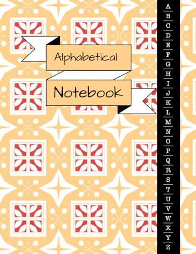 Alphabetical Notebook: A to Z Notebook Organizer Tabs