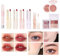 Generico Kit Trucco 8 In 1, Korean Make Up Set, Include Correttore, Matita Per Sopracciglia, 4 Rossetti In Velluto, Ombretto, Fard, Kit Trucco Da Viaggio, Set Regalo Trucco Per Donne E Ragazze