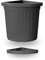 mille idee Fioriera vaso angolare ad angolo in plastica colore antracite 35x50h