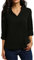 Women's T-Shirts Women's Long Sleeve Tops Fall Puff Tunic Tops Pleated Crew Neck T-Shirts Casual Loose Blouses with Smocked Cuffs Pink Vest Tops for Women UK Tshirt (Black, XL)