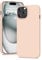 YATWIN Silicone Case for iPhone 15 Pro, Soft-Touch, Shockproof, DustProof, Antiskid Full Body Armour Phone Cover for Apple iPhone 15 Pro - Light Pink