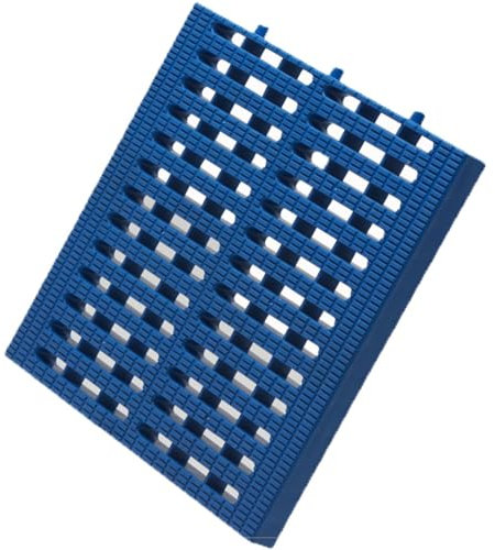 ZXHKZDX Rejilla De Drenaje De Plástico, Cuadrados Fregaderos Desagüe Rejilla, Alcantarillado Tapa Cubierta para Entradas De Vehículos Patios Piscinas(Blue,20X30X2.5cm)