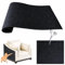 200cmX40cm Selbstklebend Kratzmatte Katze, Kratzschutz Sofa Katze, DIY Kratzbretter Katze kratzwand für Katzen Möbel Kratzteppich Couch-Schutz (Schwarz, 200 * 40cm)