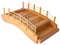 SMBAOFUL Sashimi-Sushi-Servierbogen-Brückenboote – Sushi-Geschirrdekoration im japanischen Stil, kreatives Serviertablett aus Holz für Heimrestaurant, 50 x 23 cm