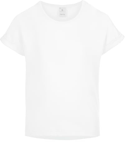 Merry Style Mädchen T-Shirt Weiß 122-128 MS-468
