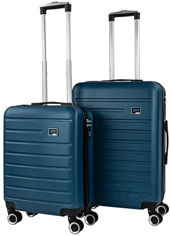 Juego Maletas De Viaje rígidas trolley con Candado de Combinacion TSA y 4 D