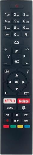 Riry Nuovo CT-8557 RC43157 Telecomando per TOSHIBA TV,Telecomandi per 5UA2068DGL CT-8558 Per Polaroid P50UA2031A per Hitachi RC43157 10127379 Per JVC TV LT-24CA120,Nessuna configurazione richiesta.