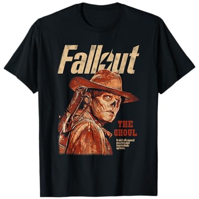 Fallout The Ghoul Silhouette Portrait TV Show T-Shirt