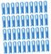 JECOMPRIS Pince à Poubelle Réutilisable Lot de 50 Clips Anti-Dérapants en Plastique Fixation Sécurisée pour Paquet Poubelle Accessoire Cuisine Pratique