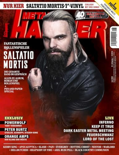 Metal Hammer Magazine Germany 2024-06 Saltatio Mortis + 7 Vinyl