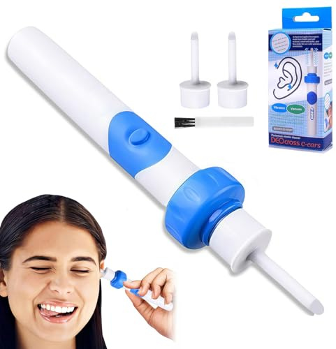 Ohrenschmalz Entferner, Oroclear Earwax Sucker Ohrenreiniger, Sicheres und Weiches Silikon Ear Cleaning kit mit 2 abwaschbaren Ersatzköpfen, Geeignet für Kinder und Menschen
