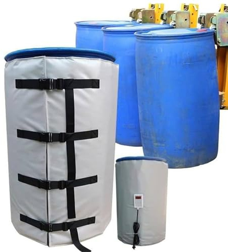 DXYQXL Electric Oil Drum Heater, 2300W Metal Heating Jacket, Adjustable Temperature 0~150℃, Oxford Cloth Cover for 55 Gallon Oil Drum