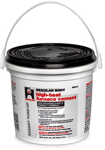Oatey 35515 Regular Body High Heat Furnace Cement, 1/2 Gallon Bucket