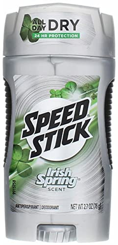 Mennen Speed Stick Irish Spring Original 2.7oz Antiperspirant (Pack of 6) by Mennen (English Manual)