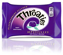 Throaties Pastilles Flow Packs Blackcurrant