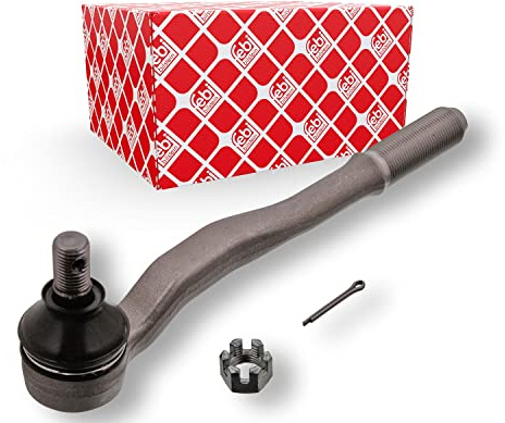 febi bilstein 43285 Spurstangenendstück mit Kronenmutter und Splint, 1 Stück