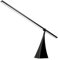 Trango LD395 Design LED Tischleuchte - 3 Stufen dimmbar mit USB Port, Schreibtischlampe *STRAIGHT* inkl. 13 Watt LED Modul - 4000K neutral weiß, Schreibtisch Lichtleiste geraden Form, Lampe in Schwarz