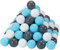 Knorrtoys 56764 - Juego de pelotas de juguete Diámetro de 6 cm – 100 bolas/crema/gris/azul claro – sin plastificantes peligrosos – certificado TÜV , color/modelo surtido
