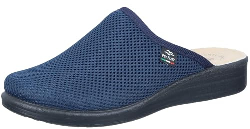 FLY FLOT Damen Pantoffel MESHGEWEBE Lederdecksohle NATURFORM